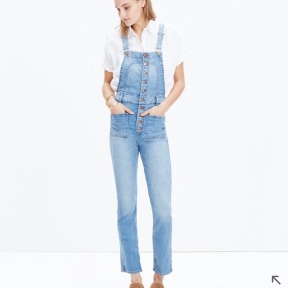 Madewell Denim - MADEWELL Bayfront Button Down Overalls Size XXS